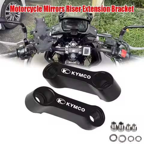 Rearview Mirror Extend Motorcycle Accessories Mirrors Riser Extension Bracket For KYMCO CV3 DTX360 X