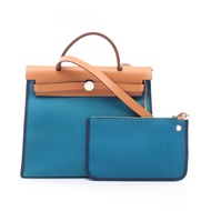 【二手】愛馬仕 HERMES 手提包 Herbag Zip PM 2WAY 藍色 其他 Herbag Zip PM 女士二手 A