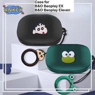 For B&O Beoplay EX Case Protective Earphone Brown Bear Pattern Cover B&O Beoplay Eleven Ring Anti-fa