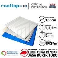 Atap Plastik Single Wall ROOFTOP FXuPVAtap Plastik Single Wall ROOFTOP FX uPVC Atap/Kanopi Lurus & M