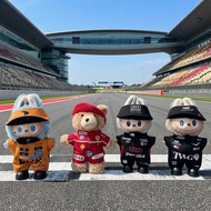 Ready Stock Hot Sale labubu Baby Clothes f1 One Two Three Generation labubu Racing Suit F1 McLaren N