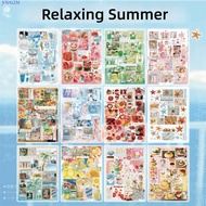 JOSALEM DIY Scrapbook Stickers, Cut Film Coil Cute Die-cut 3D Sticker Book, Gift Cartoon Style Wind-