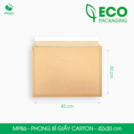 MPB6 - 42x30 cm - 20 phong bì carton đóng hàng - Bìa gói hàng bìa cứng bì thư | Magix Packaging