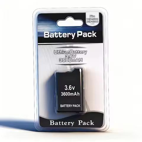 1PCS 3.6V 3600mAh Battery for PSP 2000 PSP 3000 ,Rechargeable Li-ion Battery Pack for 2000 PSP 3000 