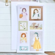 農場女孩 | 郵票型 貼紙