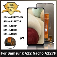 6.5"Original LCD For Samsung Galaxy A12 Nacho SM-A127F A127 A12S LCD with frame Display Touch Screen