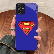 YZ-93Superman Glass Casing for VIVO iQOO Z6 Y55 Y35 Y28 V25 Y22S Y75 Y22 5G