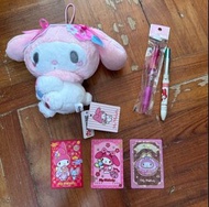 $150@全部 Melody 筆 無墨 中古 公仔 Sanrio lucky card