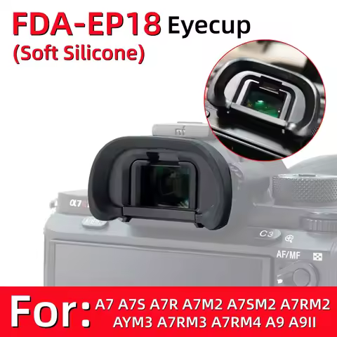 Soft Rubber FDA-EP18 Camera Eyecup Viewfinder EP-18 for Sony A7 A7S A7R A7M2 A7SM2 A7RM2 AYM3 A7RM3 