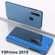 [ส่งจากไทย] เคสเปิดปิดเงา Case Huawei Y9 Prime 2019 Smart Case เคสฝาเปิดปิดเงา สมาร์ทเคส เคสหัวเว่ย Y9Prime 2019 เคสมือถือ