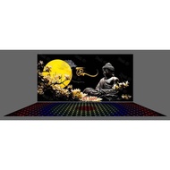 3d painting. stickers for aquariums, arowana fish tanks (back painting)