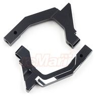 Yeah racing YKYD-017BK Alumnum FRONT BULKHEAD SET VER.2 FOR YOKOMO YD2 YD2S YD2TC BLACK