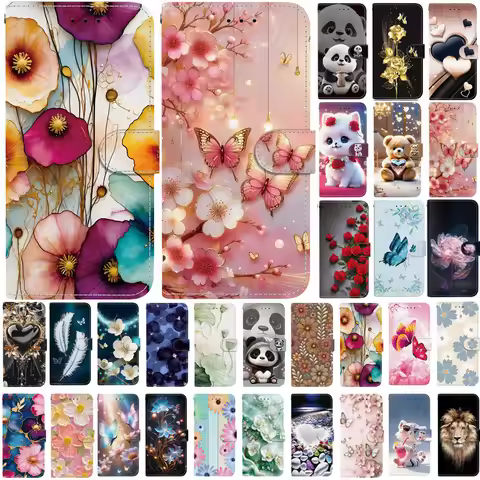 Poco F7 Case for Capa Xiaomi Poco F7 POCOF7 F 7 Fundas Cartoon Leather Case for Xiaomi Poco F7 Phone