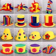 Clown Hat Children Kindergarten Performance Funny Performance Props Clown Dress Up Clown Headdress M