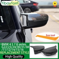 For BMW 4 5 7 8 Series G30 G31 G38 G22 G11 G12 Side Wing Replacement Mirror Cover Rear-View high qua