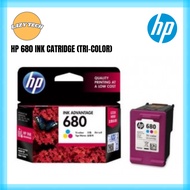HP 680 Original Ink Advantage Cartridge - Color For HP Printer 1115 / 2135 / 2776