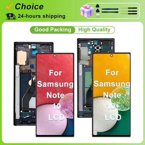 For Samsung Galaxy NOTE 10 LCD NOTE 10+ Display SM-N970F Touch Screen TFT For Galaxy NOTE 10 PLUS Di