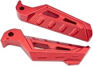 Footrests For Yamaha For Xmax 400/300/250/125 Motorcycle Rear Passenger Footrest Cnc Rear Foot Pegs Pedal Accessories Parts Motorbike Pedal Foot Rests (Color : Red)