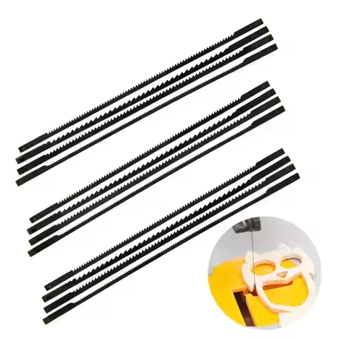 12pcs TPI10 150MM Woodworking Jigsaw Blades Pinned Cutting Tools Woodworking Wire Saw Blade For Hard