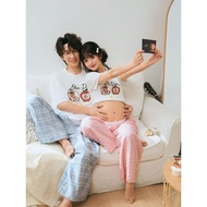 8269 People Second Start🛍️Couple Homewear Suit Maternity Photography Clothing Photography Suit Small