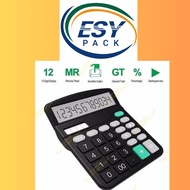Calculator Plastic Solar Computer Business Finance Office Calculator 12-Bit Desktop Calculator (FREE