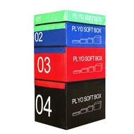 Soft Plyo Box Set Foam Plyometric Jump Box Fitness Crossfit Gymnastics Jumping Box 4 in 1