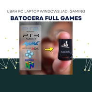 Batocera Full Games PS1 PS2 PS3 Emulator Portable Change PC Laptop Windows Play Game Lightweight