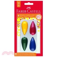 34.Faber-Castell 輝柏 學齡水滴可擦拭蠟筆 4色