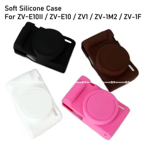 Silicone Armor Skin Case Camera Bag Body Cover Protective Casing For SONY ZV-E10 Mark II ZV-1 ZV-1F 