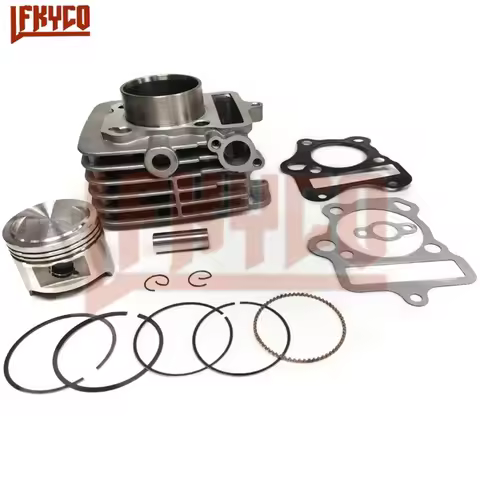 Motorcycle 53.5mm Engine Cylinder 108CC Piston Gasket Kit Set Motor for Suzuki FD110 QS110 SMASH110
