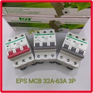 EPS 3 Pole (6KA) 32A 40A 63A MCB Miniature Circuit Breaker (Sirim Approve)