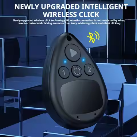 Wireless Bluetooth Clicker Intelligent Automatic Connection Device Screen Click Physical Connection 