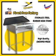 Metallogy New STAINLESS STEEL Gas Stove Stand + Rectangular Roti Canai Hot Burger Plate Pan Kuali Le