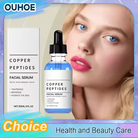 Copper Peptide Serum Anti Wrinkles Aging Tightening Rejuvenating Lifting Firming Moisturizing Bright