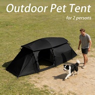 Camping Pet Tent 2-Person Waterproof Outdoor Tent with Mesh Large Skylight for Road Trips, Picnics, 