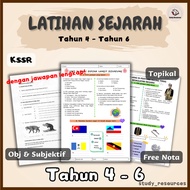 [SOFTCOPY PDF] Latihan & Nota Sejarah Tahun 4 5 6 | KSSR | Sekolah Rendah | UASA 2026