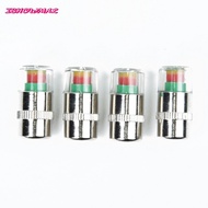 【ISHOWMAL HOT】4pcs Car Valve Tyre Cap Dust Monitor Wheel Tire Pressure 32-36 PSI Sensor