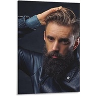 Hairdressing Men's Hair Salon Hairstyle Poster (4) Canvas Art Poster Wall Art Picture Print Modern F