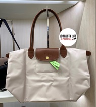 (แท้ 100% จาก King Power)   New Arrival 2023 Longchamp Classic สี ขาว Peppier