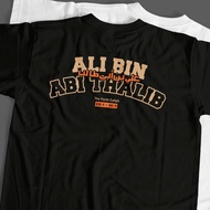 Original Ali bin abi Thalib Arabic T-shirt - (Black and White Islamic T-shirt)