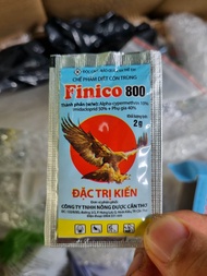 set 20 gói tặng kèm 2 gói cùng loại thuốc trừ kiến FINICO 2GRAM date mới thay thế Regent