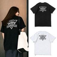 Men Women Same Style Loose WTAPS Letter Print Summer Round Neck Short Sleeve T-Shirt