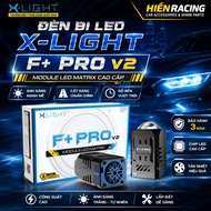 Genuine X-Light F+ PRO 2nd Generation 2025 LED Bi-Light – Strong Cos, Center Gathering, 1.8 Inch Len