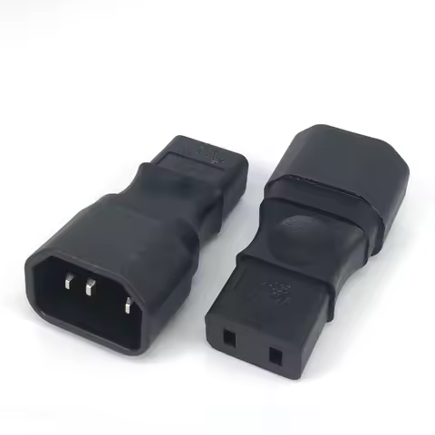 IEC320 C14 Male To IEC 320 C9 Female Power Converter AC Adapter IEC320 C14 Male To IEC 320 C9 Female