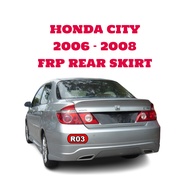 Honda City 2006-2008 Rear Skirt FRP Material with Paint