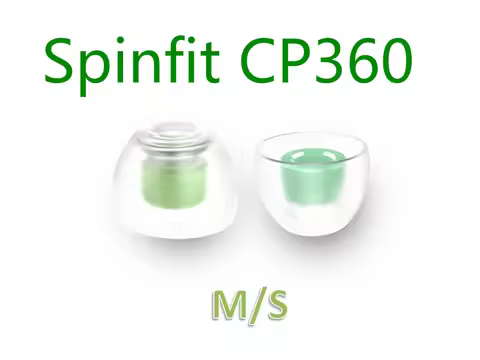 SpinFit CP360 3.6MM High Quality Silicone Eartips for Ture Wireless In-ear Earphones(SS S M L S/SS M