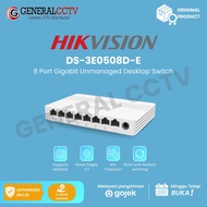 HIKVISION DS-3E0508D-E GIGABIT 8 PORT UNMANAGED SWITCH HUB / ORIGINAL - DS-3E0508D-0