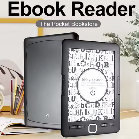 6 Inch Ebook Reader Portable Ebook Reader 8G 128MB 6 Inch Ink Screen Electronic Book Reader Supports