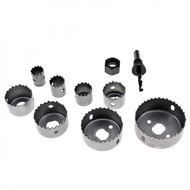 ☋8pcs 19-64mm Hole Saw Bit Cutting Set Kit Drilling Tool Round Case Drill Bits