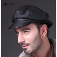 Genuine leather hat for men NEW GENUINE LEATHER MEN'S HAT POLISCE COMMAND HAT